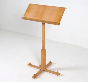 DANISH BEECH LECTERN OR MUSIC STAND C. 1970S