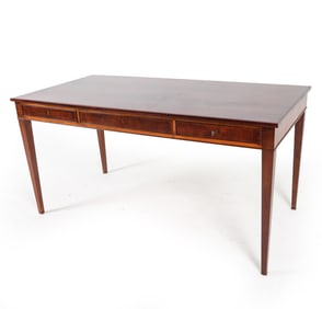 FRITS HENNINGSEN STYLE DANISH MAHOGANY DESK