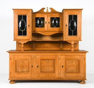CARL ERIKSENS DANISH BRUTALIST OAK SIDEBOARD