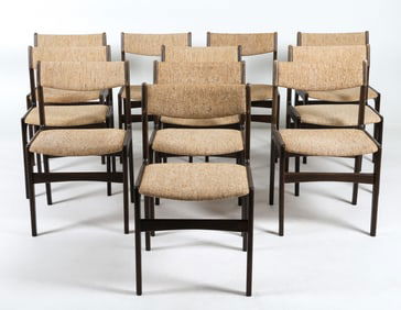 (11) ERIK BUCH STYLE DANISH DINING CHAIRS