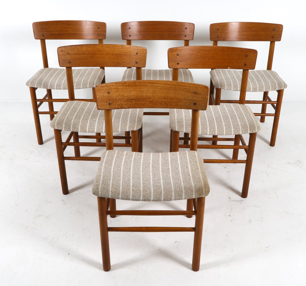 (6) DANISH TEAK DINING CHAIRS (1 of 15)