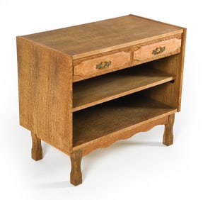 KJAERNULF STYLE DANISH OAK SIDE TABLE C. 1970S