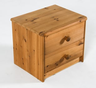 SWEDISH PINE NIGHTSTAND C. 1970S