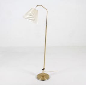 MID-CENTURY DANISH BRASS FLOOR LAMP C. 1960S