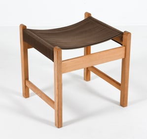 SWEDISH PINE FOOTSTOOL OTTOMAN