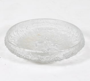 TAPIO WIRKKALA IITTALA FINNISH LUNARIA GLASS BOWL