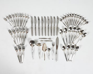 FRIGAST SAVOY DANISH SILVER PLATE FLATWARE