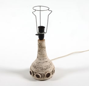 DANISH CERAMIC TABLE LAMP C. 1970S