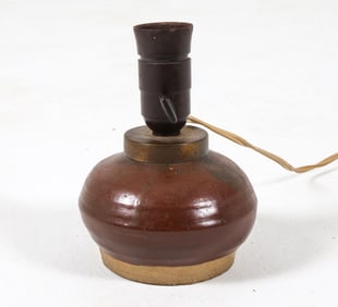 SCANDINAVIAN CERAMIC TABLE LAMP C. 1960S