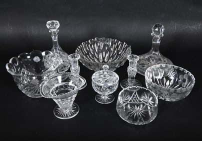 VINTAGE CRYSTAL GROUPING