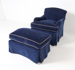 JONAS LOUNGE CHAIR AND OTTOMAN