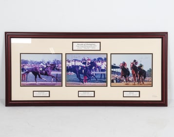 KENTUCKY DERBY TRIPLE CROWN SIGNED PHOTOGRAPHS