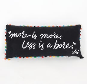 IRIS APFEL QUOTE DECORATIVE THROW PILLOW