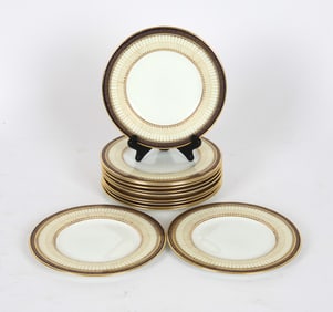 TIFFANY & CO ENGLISH PORCELAIN PLATES