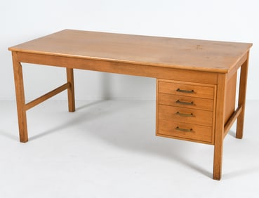 MID-CENTURY DANISH OAK DESK C. 1960S