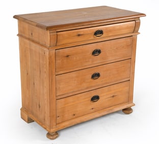 ANTIQUE SCANDINAVIAN PINE CHEST OF DRAWERS
