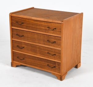 DANISH TEAK CHEST OF DRAWERS C. 1960S