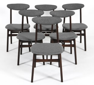 (6) RAJMUND HALAS MODEL 200 POLISH DINING CHAIRS