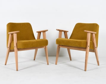 JOZEF CHIEROWSKI POLISH MODEL 366 ARMCHAIR