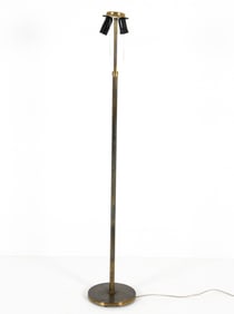 MID-CENTURY DANISH BRASS FLOOR LAMP C. 1960S