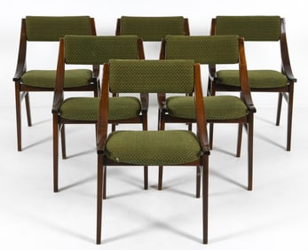 (6) ZAMOJSKA POLISH SKI JUMPER DINING CHAIRS