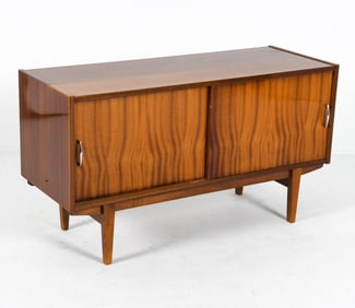 MID-CENTURY CZECH WALNUT CREDENZA