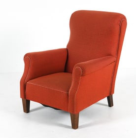 SCANDINAVIAN HIGHBACK LOUNGE CHAIR C. 1960S