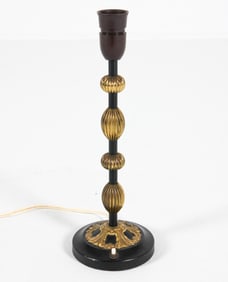 SCANDINAVIAN ART DECO STYLE BRASS TABLE LAMP