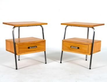 PAIR OF POLISH NIGHTSTANDS