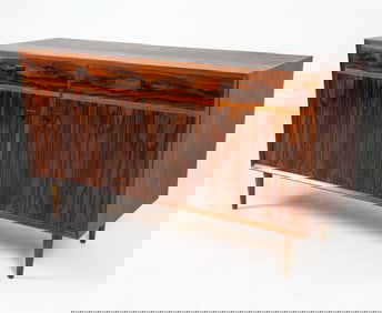 SWEDISH BRUTALIST PINE COFFEE TABLE C. 1960S