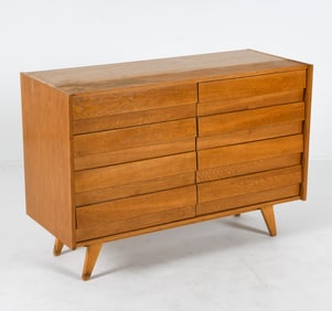 JIRI JIROUTEK CZECH OAK 'U-453' CREDENZA C. 1960S