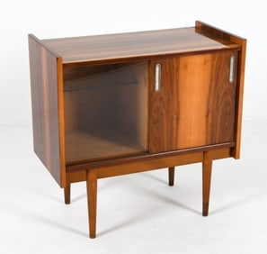BYTOMSKIE FABRYKI MEBLI POLISH WALNUT CABINET