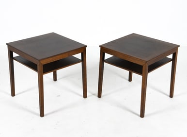 PAIR OF SCANDINAVIAN TEAK END TABLES C. 1960S