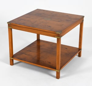 SCANDINAVIAN CAMPAIGN STYLE BURLWOOD COFFEE TABLE