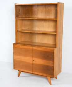 JIRI JIROUTEK CZECH OAK BOOKCASE CABINET