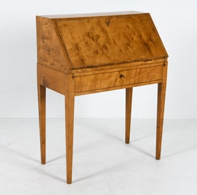 SCANDINAVIAN BIRCH SECRETARY DESK C. 1940S