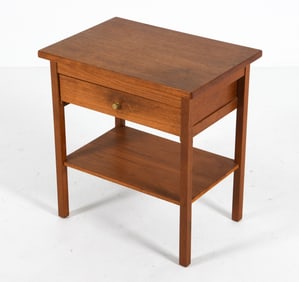 MID-CENTURY DANISH TEAK SIDE TABLE C. 1960S