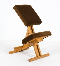 PETER OPSVIK STYLE NORWEGIAN PINE KNEELING CHAIR