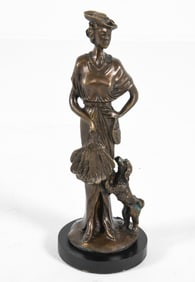 SCANDINAVIAN ART DECO STYLE BRONZE SCULPTURE