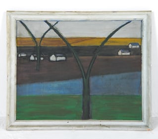 DANISH MID-CENTURY LANDSCAPE O/B