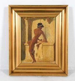 MID-20TH C. SCANDINAVIAN NUDE O/C PAINTING