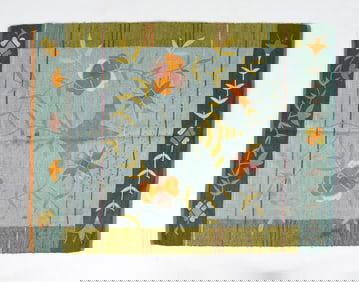 GUDRUN SJODEN SWEDISH FLATWEAVE RUG