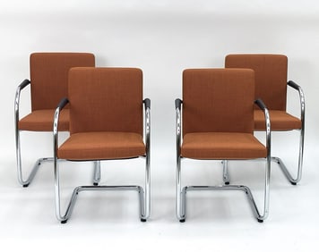 (4) ANTONIO CITTERIO VITRA VISAVIS ARMCHAIRS
