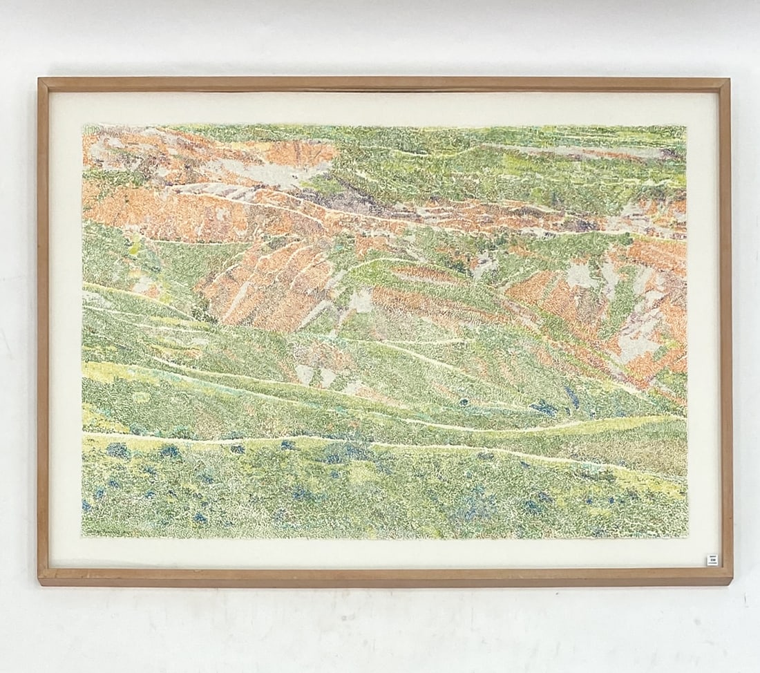 NANCY NEWMAN RICE ABSTRACT LANDSCAPE PASTEL (1 of 8)