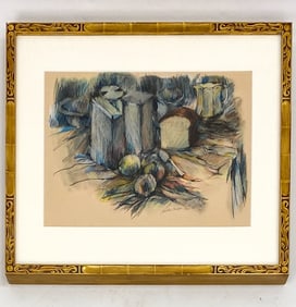 SALVATORE GRIPPI (B. 1921) STILL LIFE PASTEL