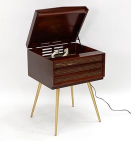 MID-CENTURY RCA VICTOR RECORD PLAYER