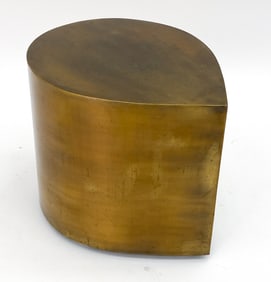 JONATHAN ADLER BRASS TEAR DROP ACCENT TABLE