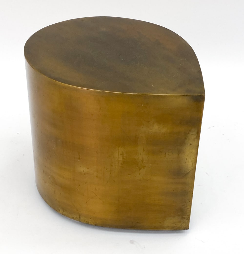 JONATHAN ADLER BRASS TEAR DROP ACCENT TABLE (1 of 20)
