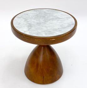 JONATHAN ADLER BUENOS AIRES MARBLE TOP SIDE TABLE