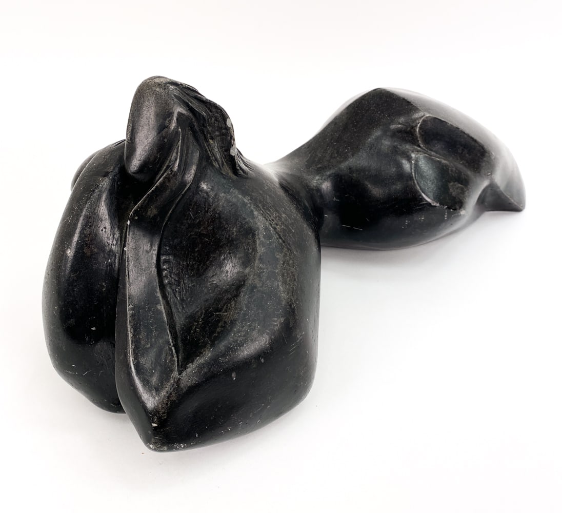 1930?S MODERNIST STONE FEMALE SCULPTURE (1 of 12)